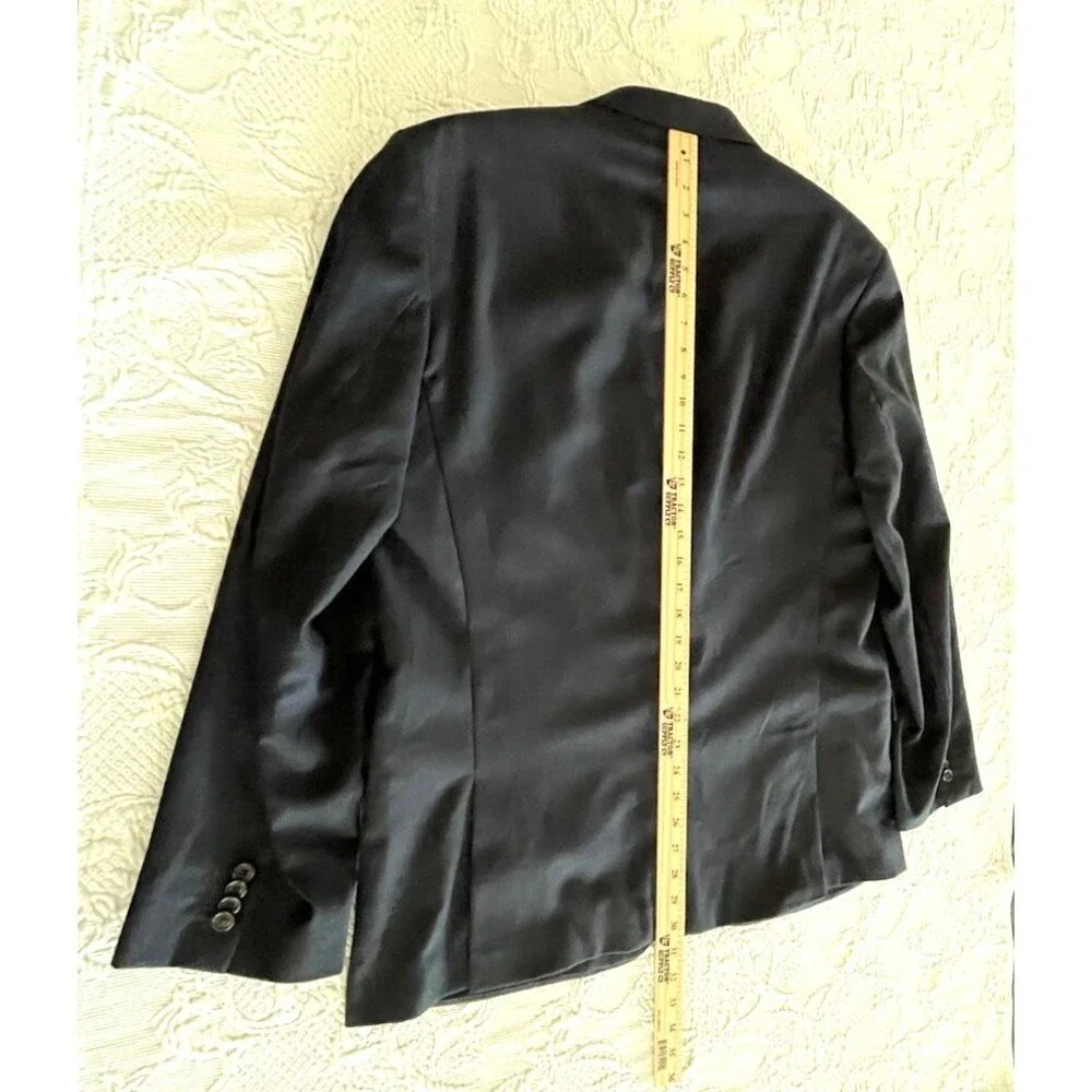 Lauren Ralph Lauren Black Label Slim Fit Blazer Jacket AMF Pick Stitching 46R